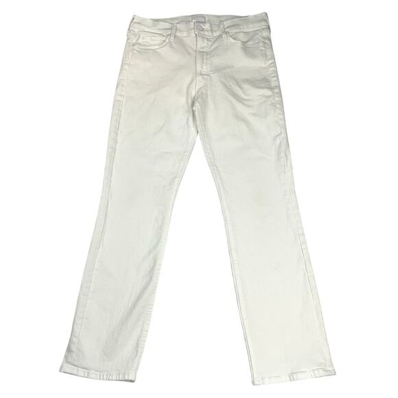 MOTHER The Mid Rise Dazzler Ankle Jean Fairest of Them All Wash White Size 31 - Picture 2 of 16